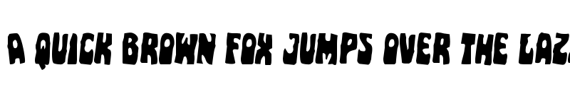 Preview of Pocket Monster Leaning Regular font