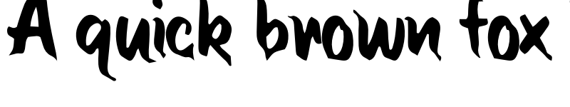 Preview of POCONG Regular font