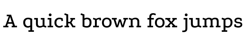 Preview of Podkova Medium font