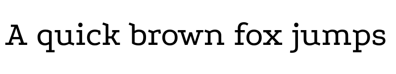 Preview of Podkova Regular font