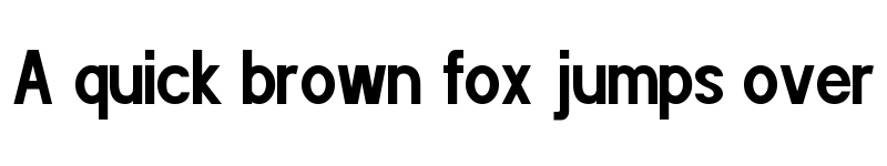 Preview of POE Sans Pro Condensed Bold font