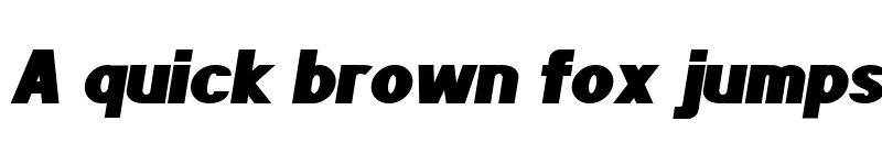 Preview of POE Sans Pro Expanded Heavy Italic font