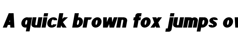 Preview of POE Sans Pro Heavy Italic font