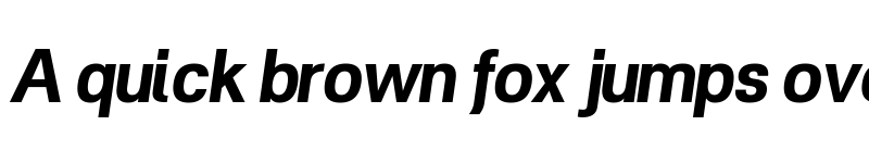 Preview of POE Vetica New Bold Italic font