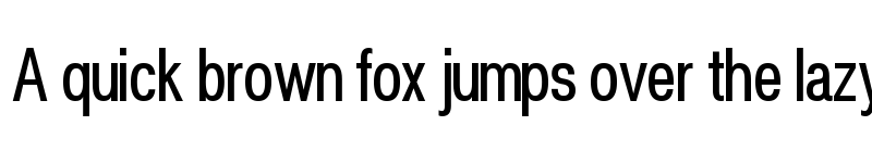 Preview of POE Vetica New Condensed Condensed font