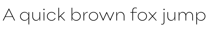 Preview of Point Extra Light font