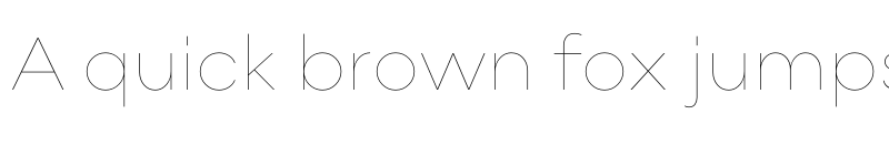 Preview of Point Hairline font