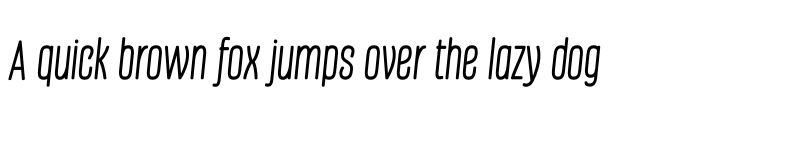 Preview of Polandslime Italic font