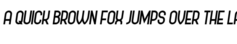 Preview of Policemen Black Italic font