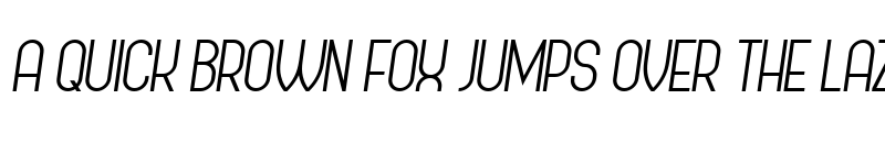 Preview of Policemen Light Italic font