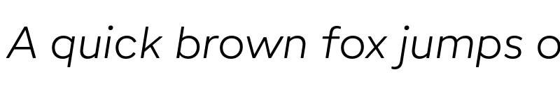 Preview of Poligon Light Italic font