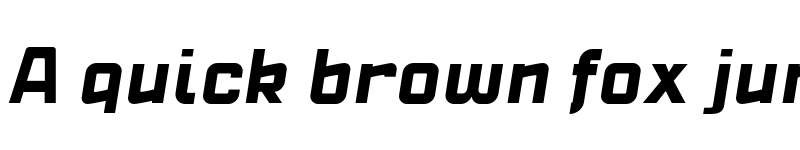 Preview of Politica Black Italic Xp font