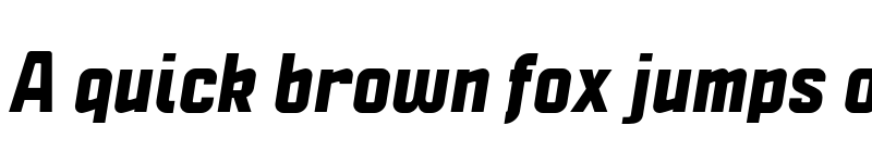 Preview of Politica Black Italic font