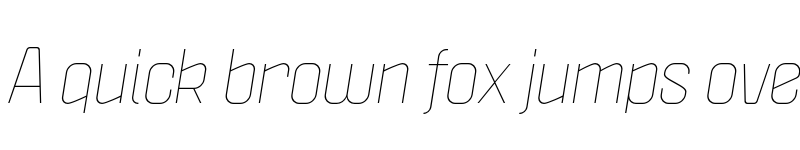 Preview of Politica Light Italic font