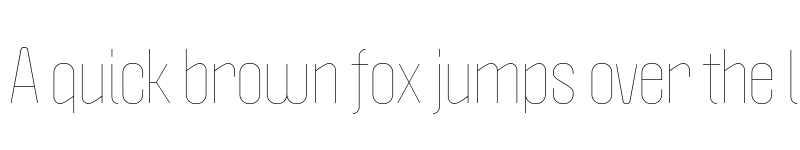 Preview of Politica Thin Cd font