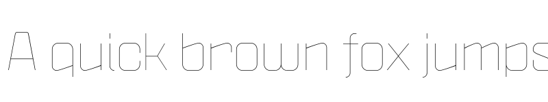 Preview of Politica Thin Xp font