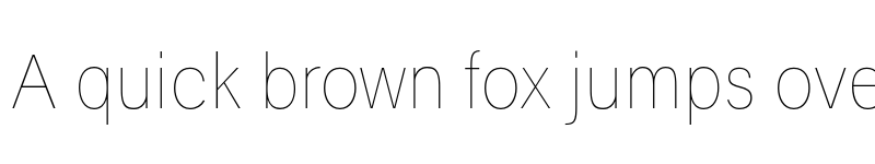 Preview of Polt Ultra Light font