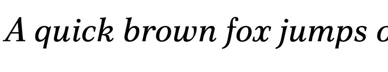 Preview of Poltawski Nowy Italic font