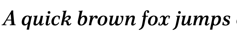 Preview of Poltawski Nowy SemiBold Italic font