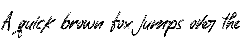 Preview of Pomthinq Regular font