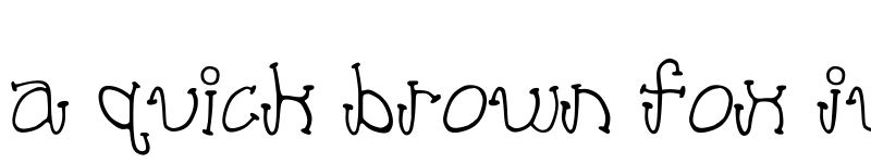 Preview of poodle lover normal font