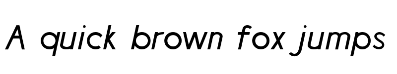 Preview of Poolside Regular font