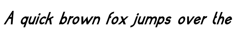 Preview of poor weekdays Bold Italic font