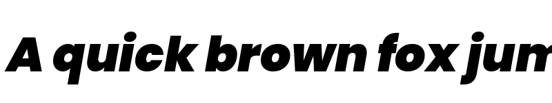 Preview of Poppins Black Italic font