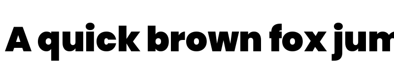 Preview of Poppins Black font