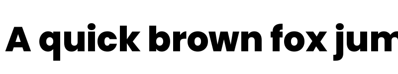 Preview of Poppins ExtraBold font
