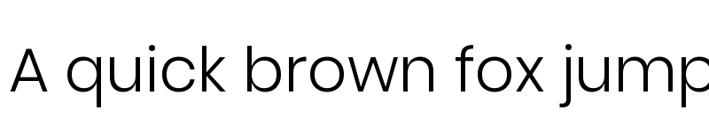 Preview of Poppins Light font