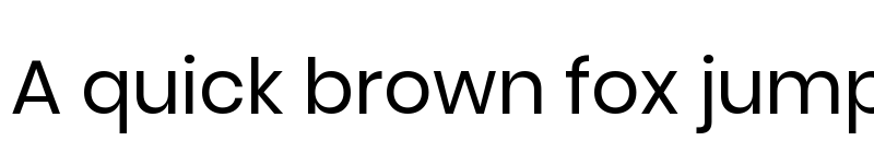 Preview of Poppins Regular font
