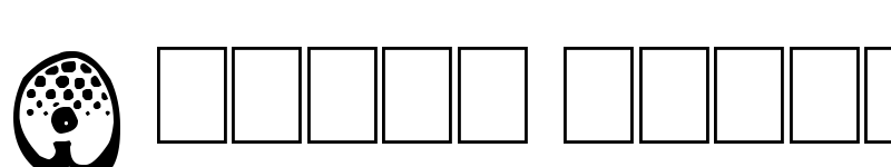 Preview of Poppydot Regular font