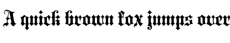 Preview of Portcullion Bold font