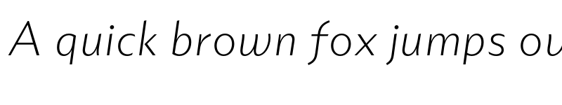 Preview of Portheras Test Light Italic font