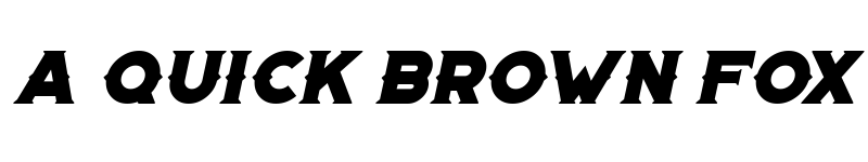 Preview of Portico Diablo Oblique font