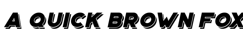 Preview of Portico Layer Oblique font