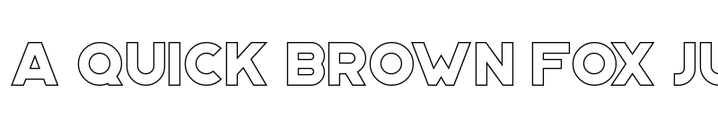 Preview of Portico Outline font