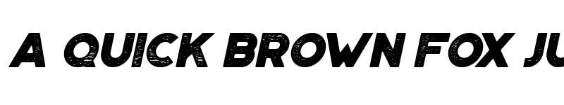 Preview of Portico Rough Oblique font