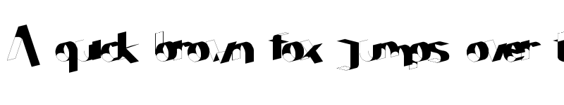 Preview of Poser Regular font