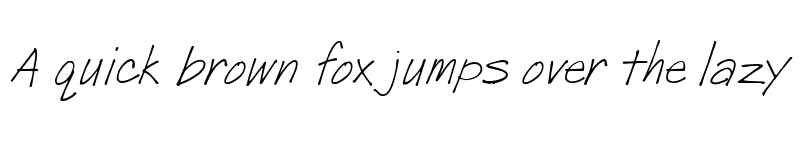 Preview of Post Note Regular font