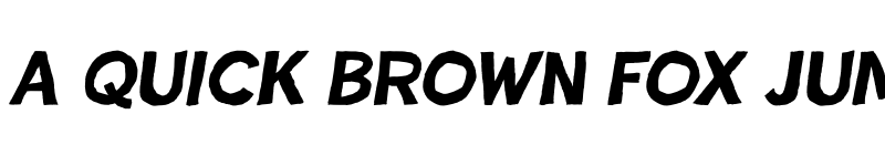 Preview of Poster Cut Neue Italic font