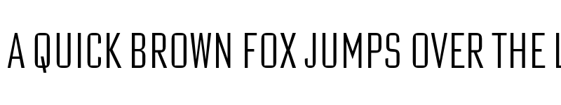 Preview of Poster Gothic ExCond ATF Light font