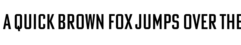 Preview of Poster Gothic ExCond ATF Medium font