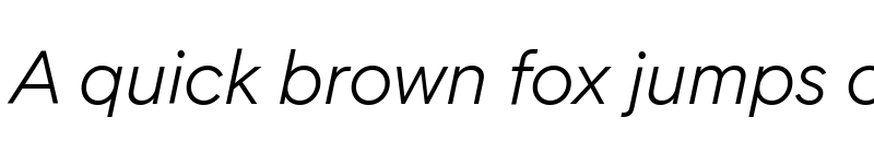 Preview of PostNord Sans Light Italic font