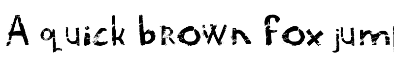 Preview of Potato Press Regular font