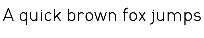 Preview of Powdah Regular font