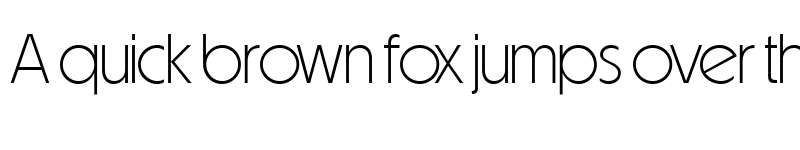 Preview of Powerr Thin font