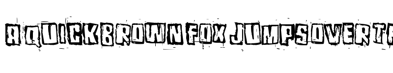 Preview of Pozothree Regular font