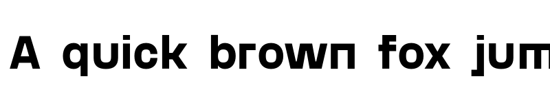 Preview of PP Gosha Sans Bold font